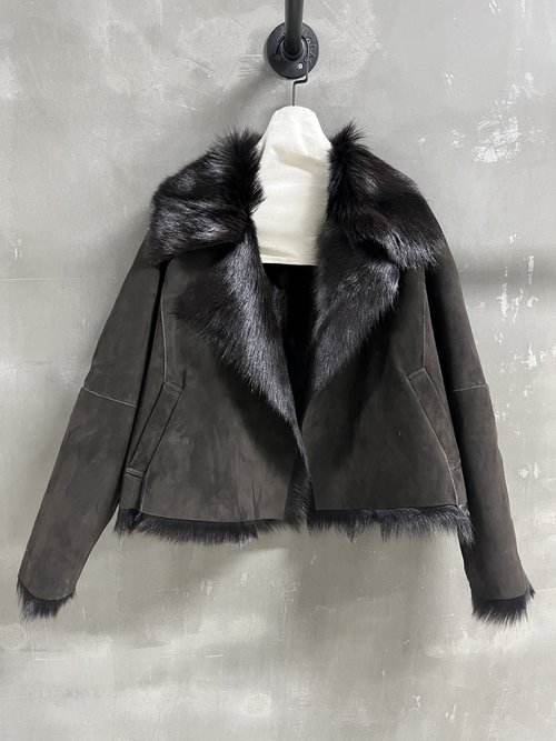 Hermes Premium Fur-on-Fur Garment, Custom-Designed and Versatile