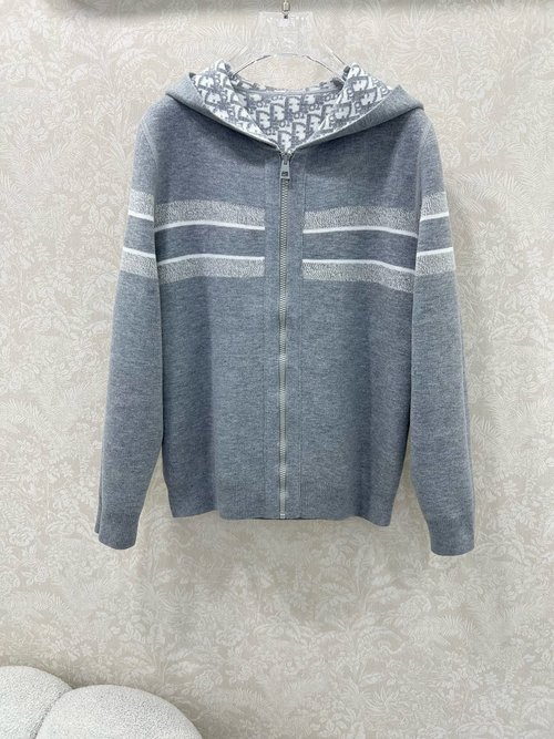 Dior Double-sided Cashmere Coat with Luxury Logo and Slimming Design