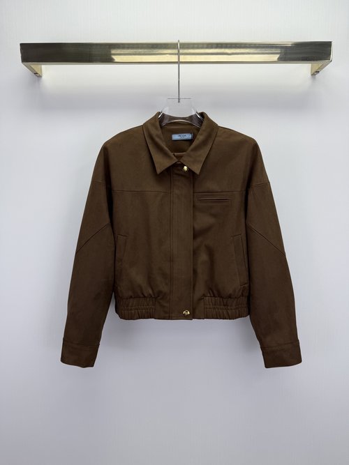 Prada Advanced Customized Vintage Jacket with Letter Buttons