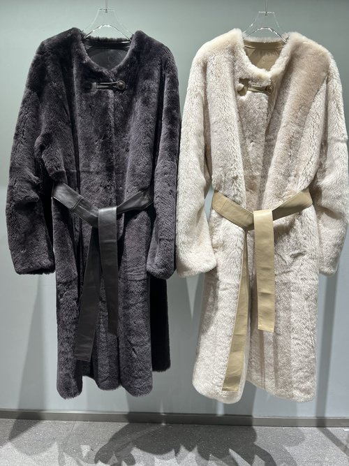 Hermes Elegant Shearling Coat with Soft and Comfortable Feel