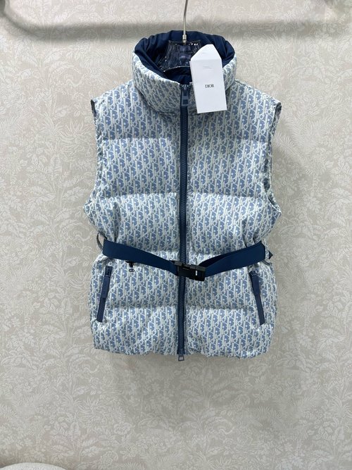 Dior DIO CD Ski Series High-Density Oblique Pattern Down Vest