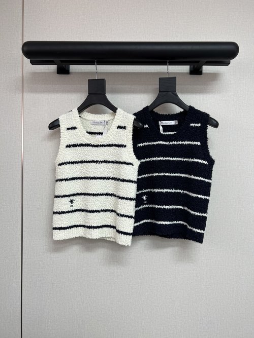 Dior Classic Striped Thickened Garment