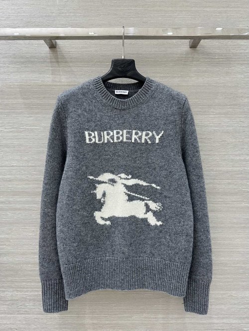 Burberry Exclusive Warhorse Logo Wool-Cashmere Blend Sweater