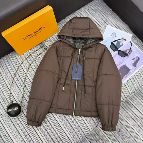 Louis Vuitton Down Jacket with Hidden Monogram for Daily and Social Wear