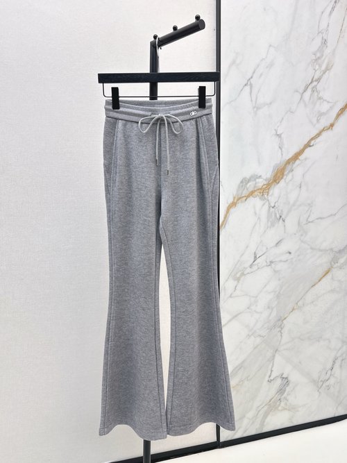 Loewe Casual Flare Pants with Custom Logo, Effortlessly Stylish