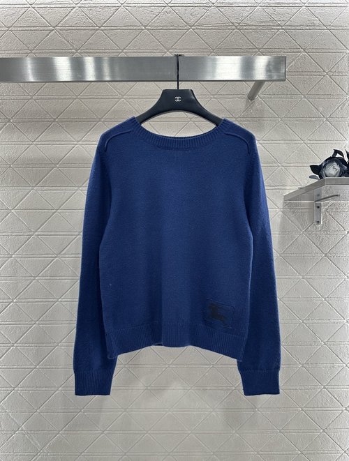 Burberry Customized Woolen Pullover with Warhorse Logo, Multiple Color Options