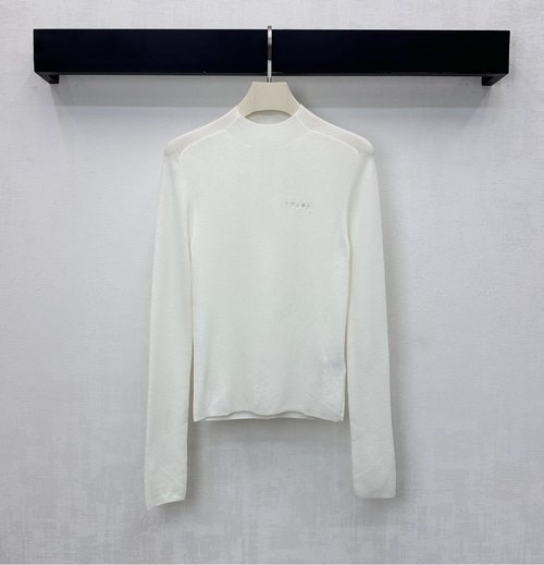 Prada Custom Imported Wool Slim-Fit Logo Base Layer with Stylish Embroidered Logo