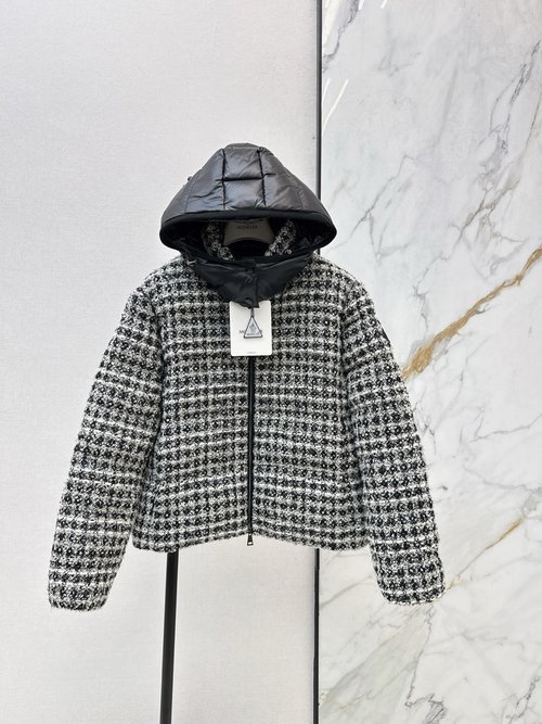 Moncler Knitted Down Jacket, Warm and Durable with Rich Color