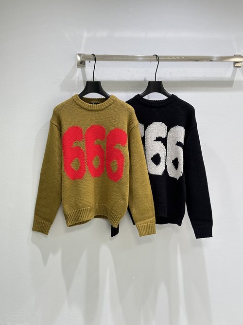 Prada New Arrival: Suprem YS Co-branded Sweater with Bold Digital Pattern