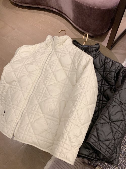 Dior Customized Embroidered Lamb Wool Blend Cotton Jacket