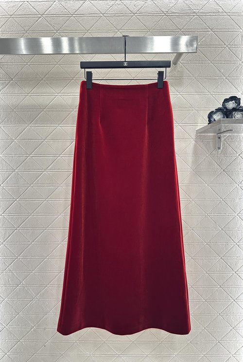 Dior Matching Velvet Skirt for Suit Set