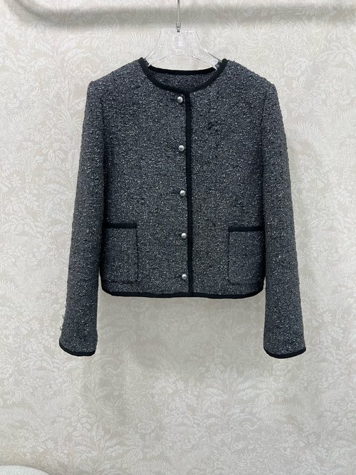 Dior Classic Boxy Round-Neck Blazer, Handmade with High-Quality Fabric