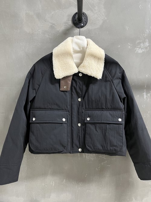 Loewe High - Quality Two - Piece Down Garment with Versatile Wool Fur - in - One Fabric