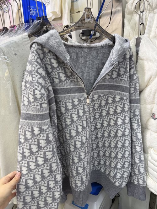 Dior Hooded Jacket, Non-Cashmere, Reinforced Design