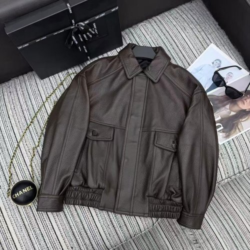 Yves Saint Laurent High-end Lapel Motorcycle Jacket from Early Collection