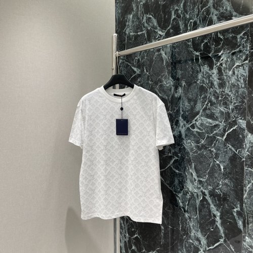 Louis Vuitton Monogram All-Over Print T-Shirt, Classic Design in Soft Cotton