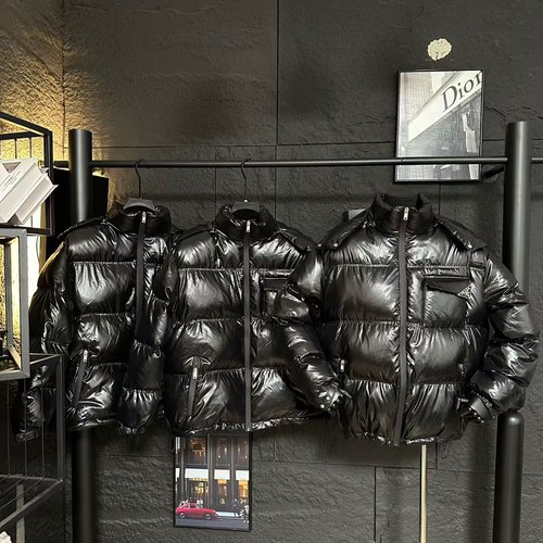 Prada Minimalist Down Jacket, Comfortable and Non - Bulky