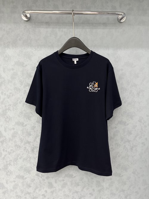 Loewe Exquisite Embroidered Short - Sleeve T - Shirt, Loose Fit