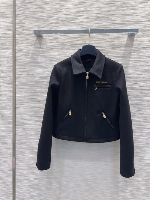 Louis Vuitton Classic Woolen Jacket with Superior Fabric Texture