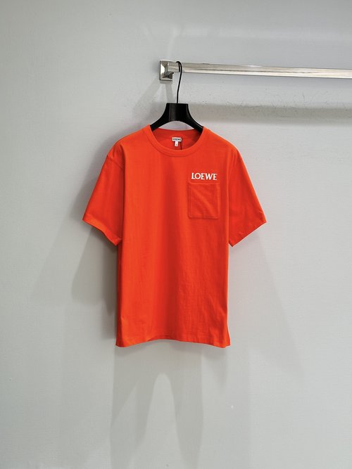 Loewe Cotton T-Shirt with Embroidered Logo, Loose Fit