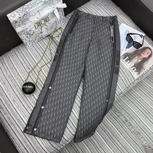 Dior Oblique Jacquard Ski Straight Pants Filled with 90% White Duck Down