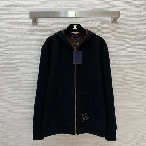 Louis Vuitton High-end Customized Double-sided Knit Cardigan