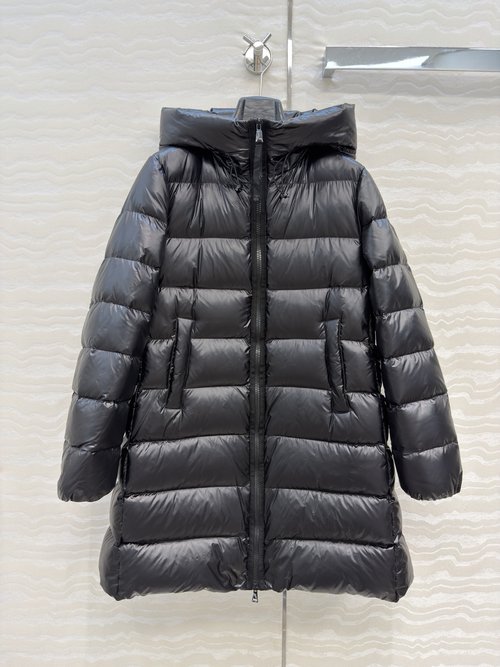 Moncler High-End Classic A-Line Down Jacket with Premium Details