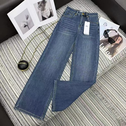 Loewe Embroidered Pocket Straight Leg Jeans