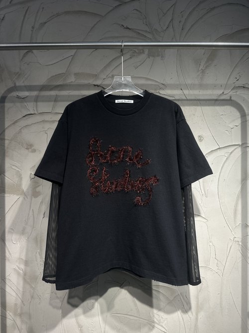 Dior Cool Fake Two-piece Short Sleeve with Mesh Sleeve