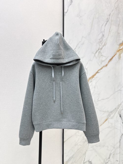 Louis Vuitton MONOGRAM Embroidered Hoodie Made of Premium Space Cotton