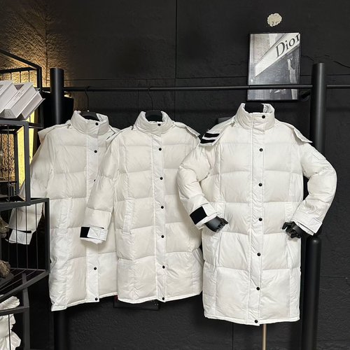 Prada Removable Hood Mid - length Down Jacket, Fashionable