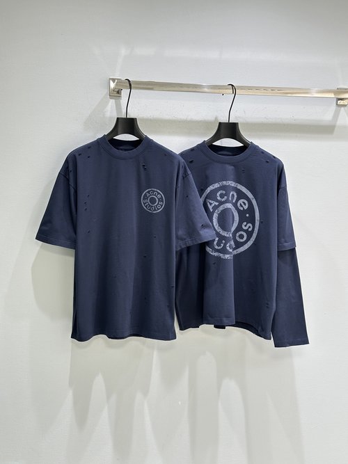Dior Vintage Short-sleeve T-shirt with Rivet Logo in Cotton