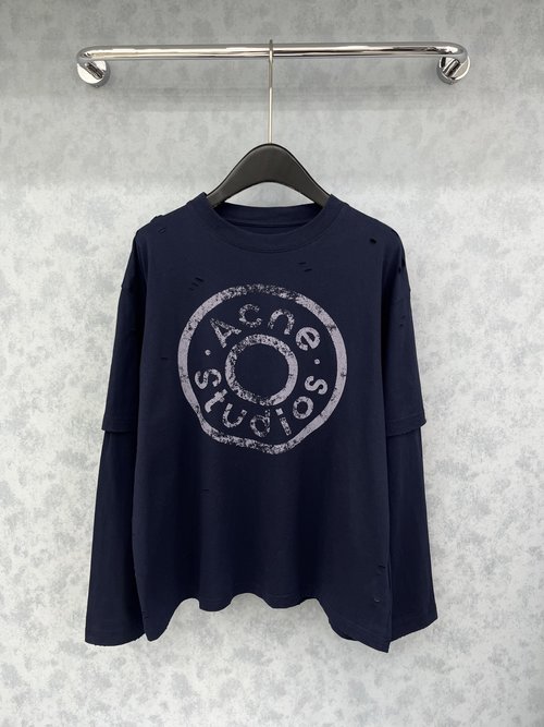 Dior Stylish Letter Print Two-piece Long Sleeve with Vintage Finish