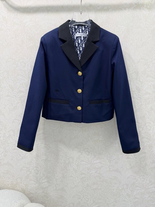Dior Quilted Blazer with Custom Hardware, Boasting an Elegant and Timeless Design for All Occasions