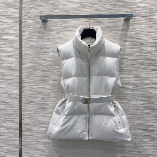 Louis Vuitton Cotton Vest Coat with Classic Logo