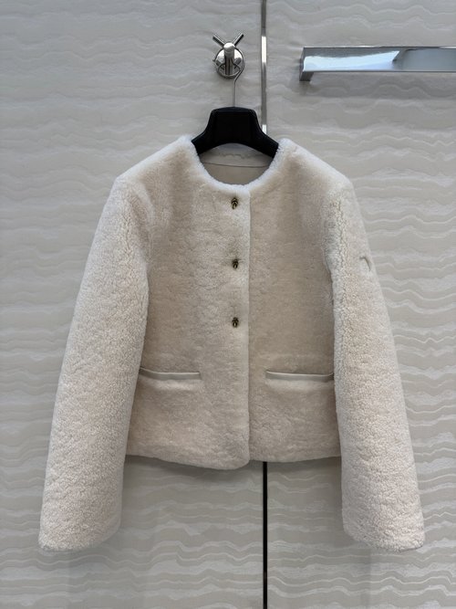 Moncler Premium Fur-Combined Overcoat with Vintage Buttons (Exclusive First Release)