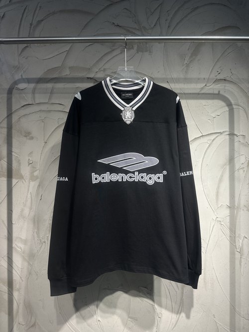 Balenciaga Football Collection Long-sleeve Lion-embroidered Manchester United Collaboration Apparel