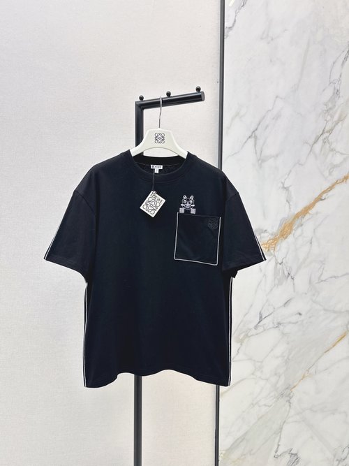 Loewe Bear - embroidered Loose T - shirt for a Stylish Demeanor