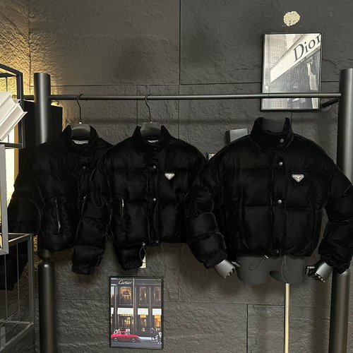 Prada High-Quality, Light and Warm Velvet Down Jacket