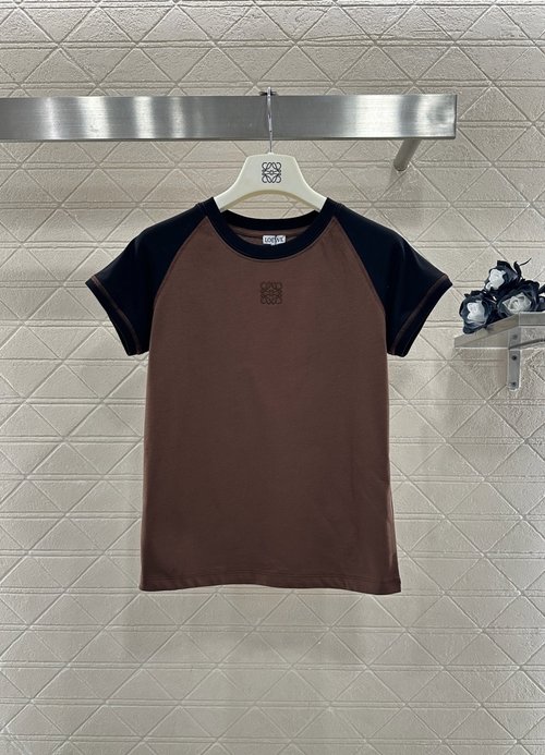 Loewe Custom All - Cotton Slim - Fit Short - Sleeve Shirt with Logo