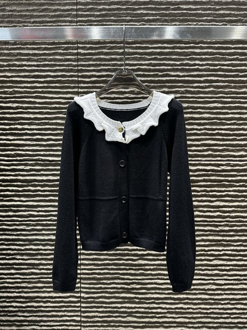 Louis Vuitton Lace Elegant Knit Long Sleeve