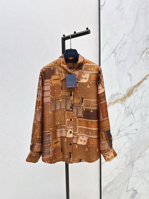 Louis Vuitton MONOGRAM Print Silk Blouse, Coordinated Outfit Suggestion