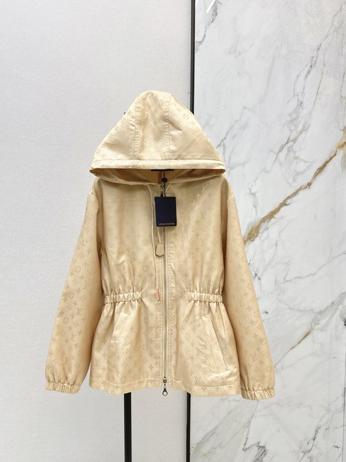 Louis Vuitton Varsity - Style Jacket with Graphic Embellishments