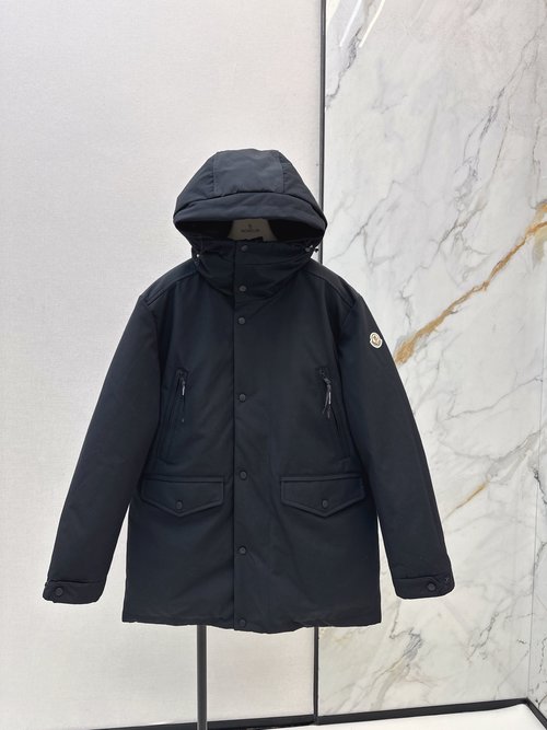 Moncler Mc Brand-Inspired Unisex Hooded Down Jacket