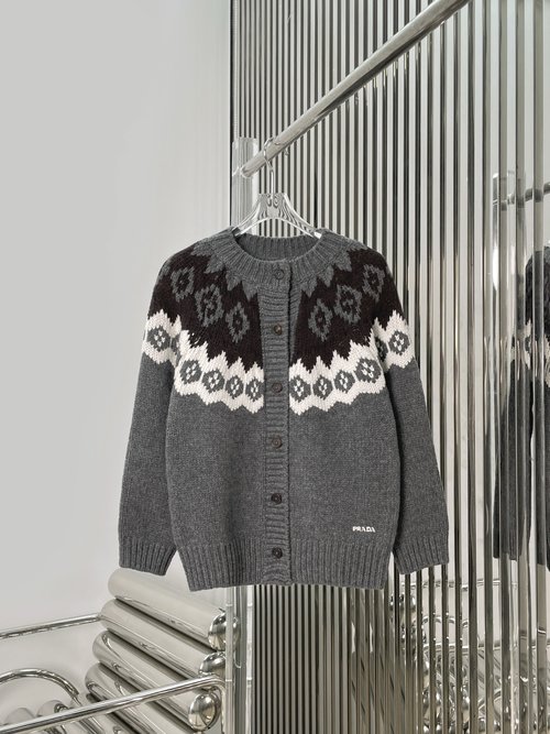 Prada Sophisticated PR Design: Fair Isle Cardigan