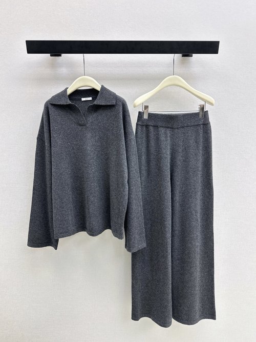 Brunello Cucinelli Lazy Luxury Wool Set for Daily Wear