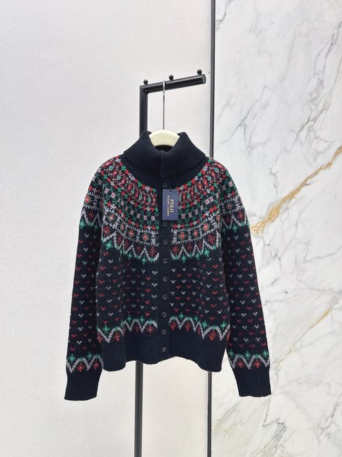 Polo Ralph Lauren Exclusive Fair Isle Knit Cardigan with Luxury and Retro Appeal