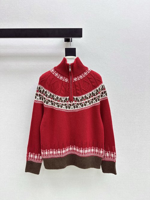 Polo Ralph Lauren Fair Isle Knit Cowl Neck Sweater, Vintage and Sophisticated