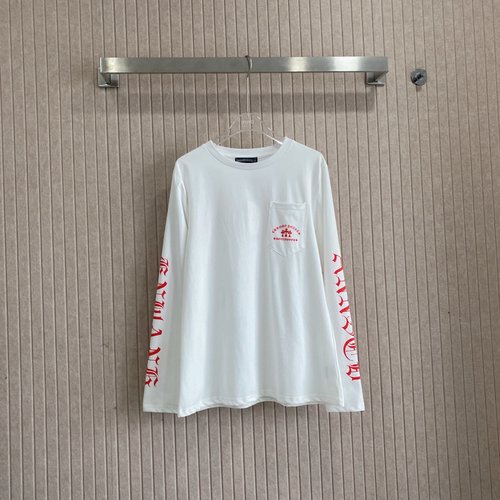 Chrome Hearts Sanskrit - Printed Long - Sleeved T - shirt for Street Fashion