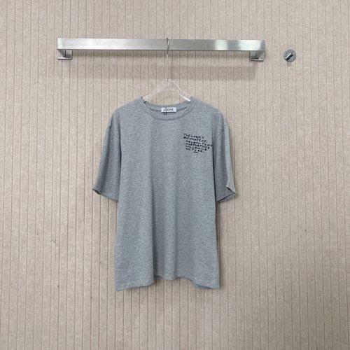 Louis Vuitton Cute Cat - Patterned Cotton T - shirt with Embroidery